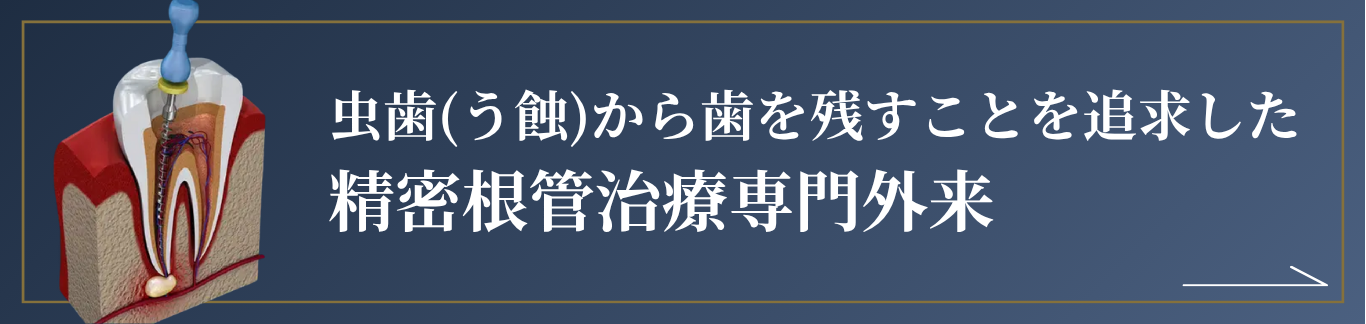 虫歯(う蝕)から歯を残す精密根管治療専門外来