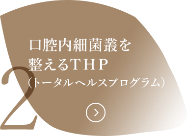 口腔内細菌叢を整えるTHP（トータルヘルスプログラム）